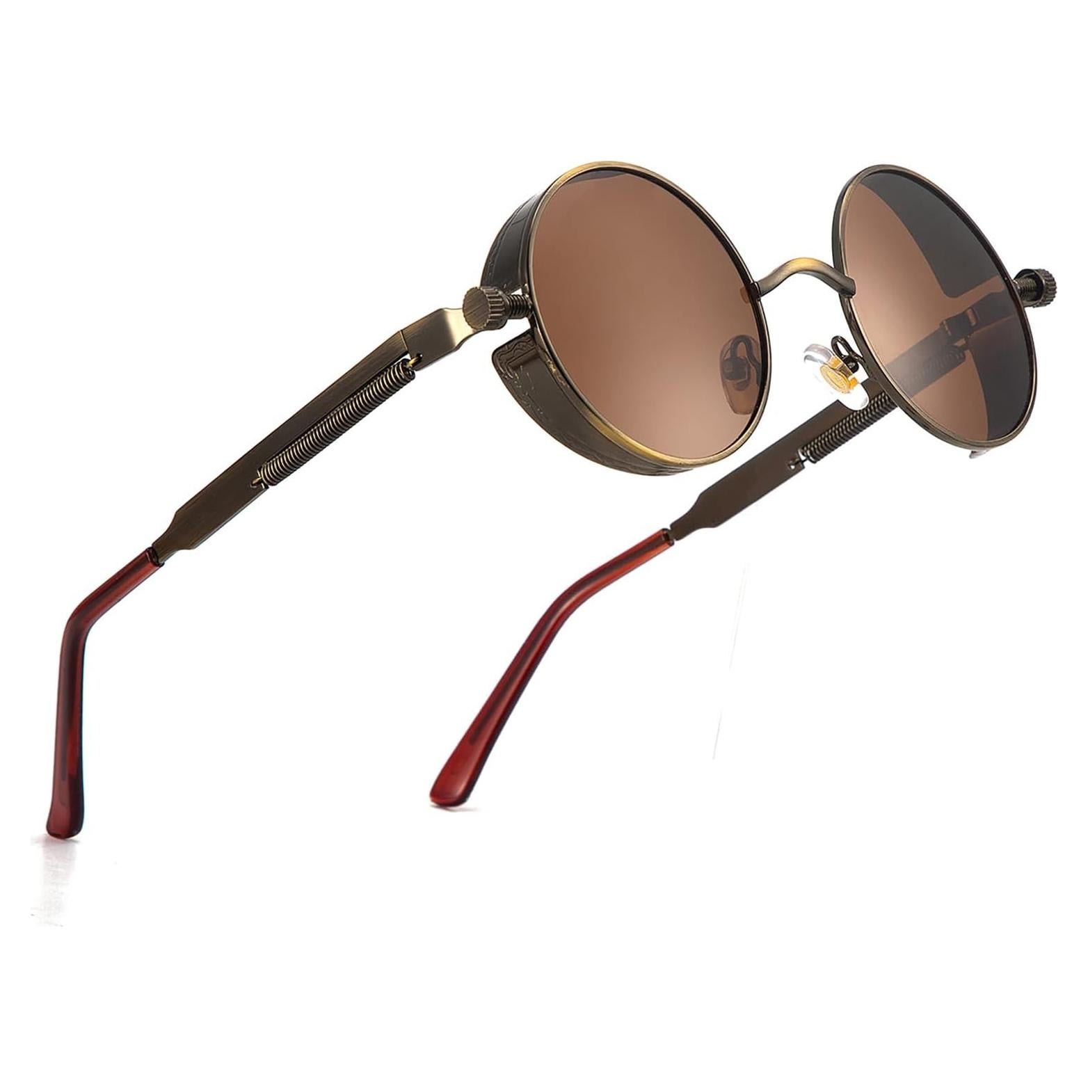 Gafas de sol Glclrs Crowley steampunk polarizadas UV