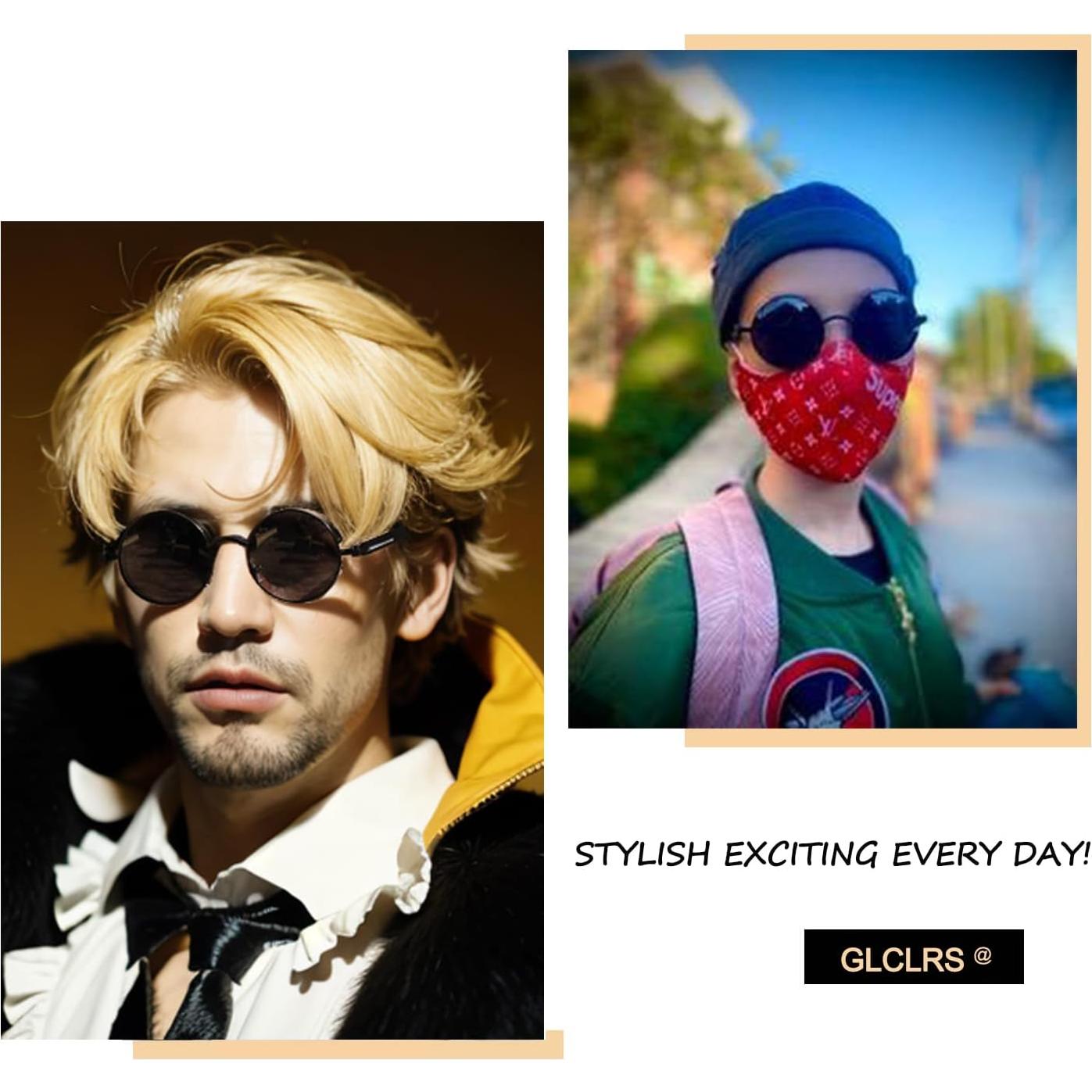 Gafas de sol Glclrs Crowley steampunk polarizadas UV