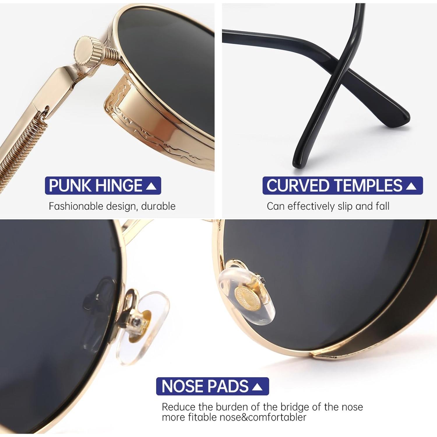 Gafas de sol Steampunk Glclrs modelo 889 polarizadas UV