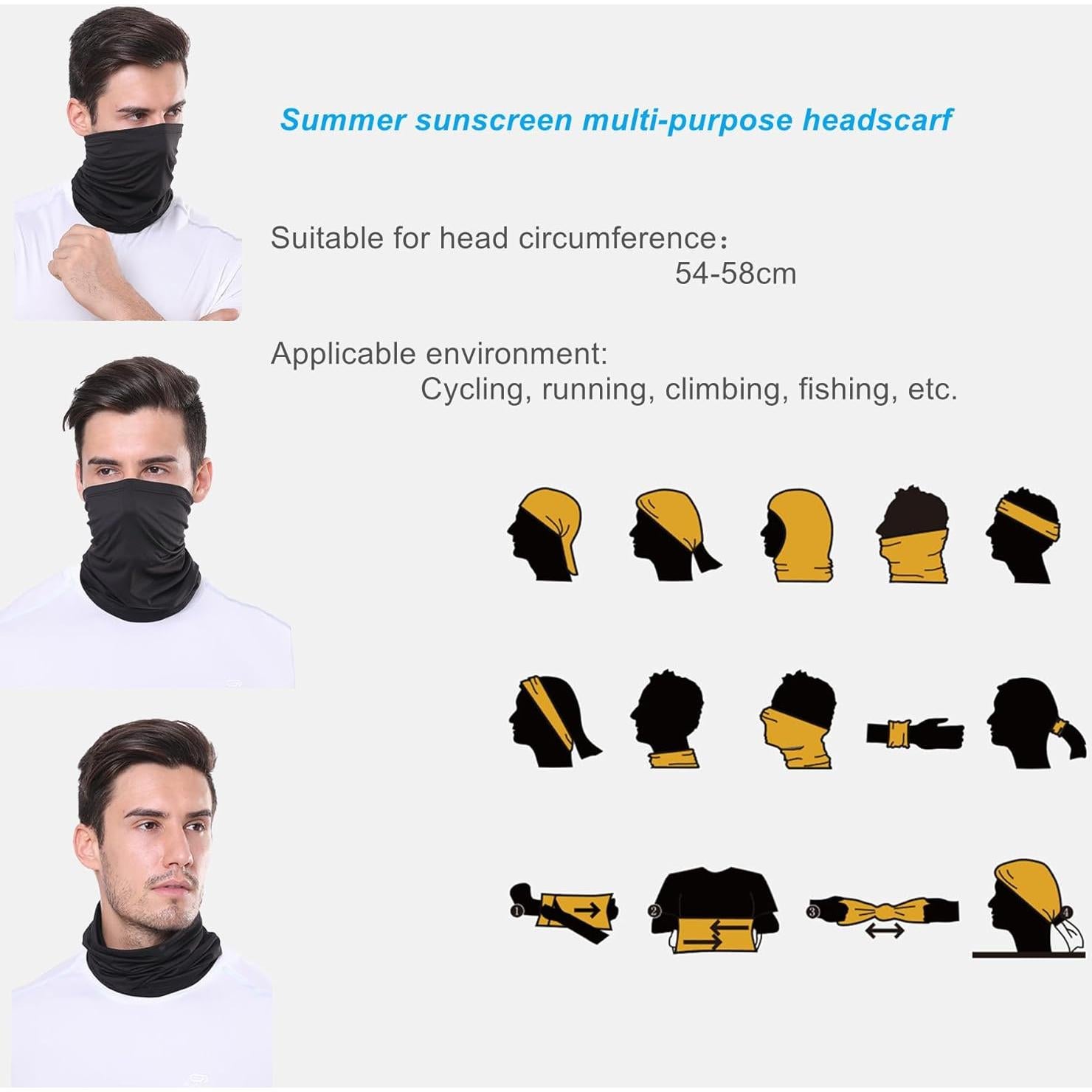 Gafas de Motocicleta LJDJ con Balaclava UV Solar