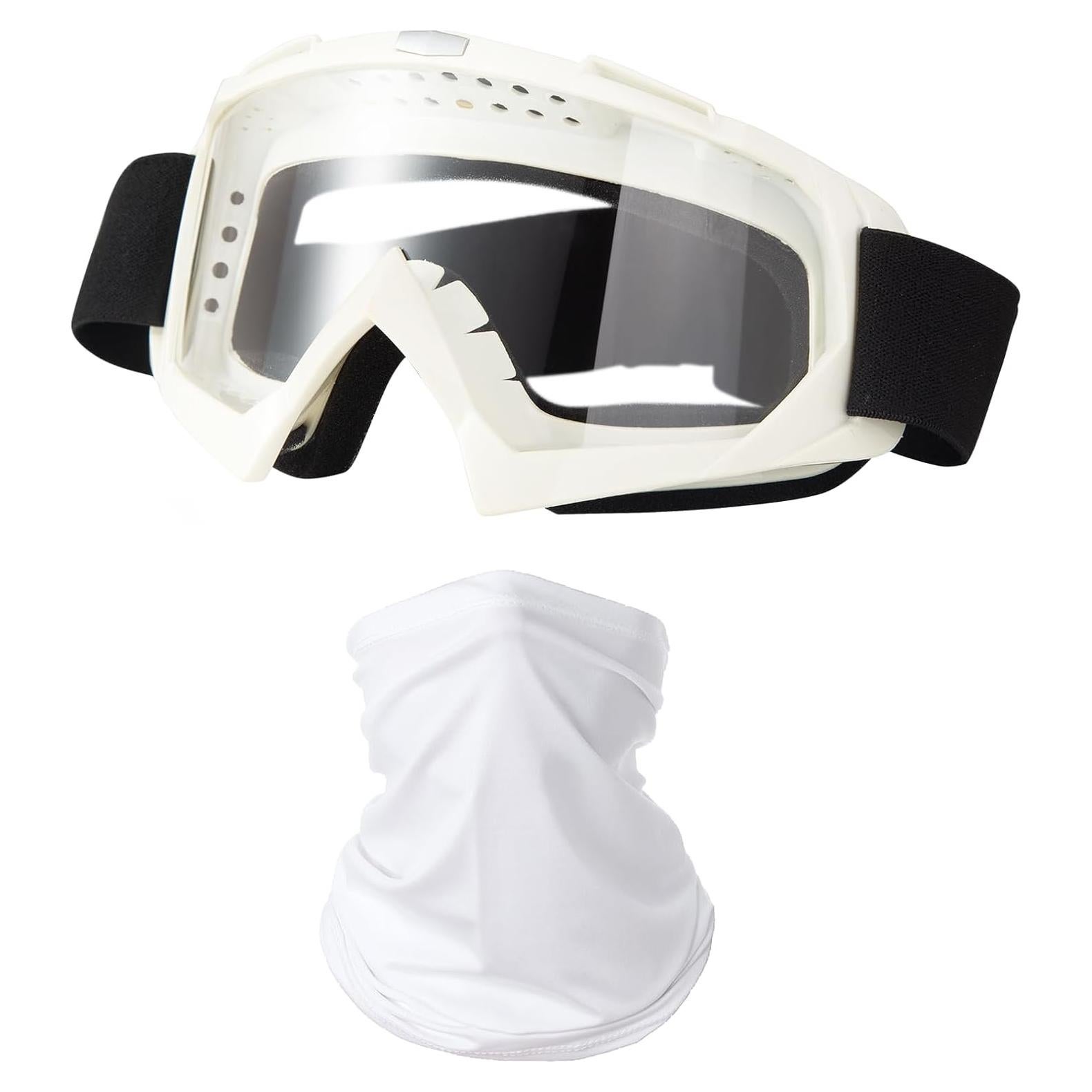 Gafas de Motocicleta LJDJ con Balaclava UV y Protección