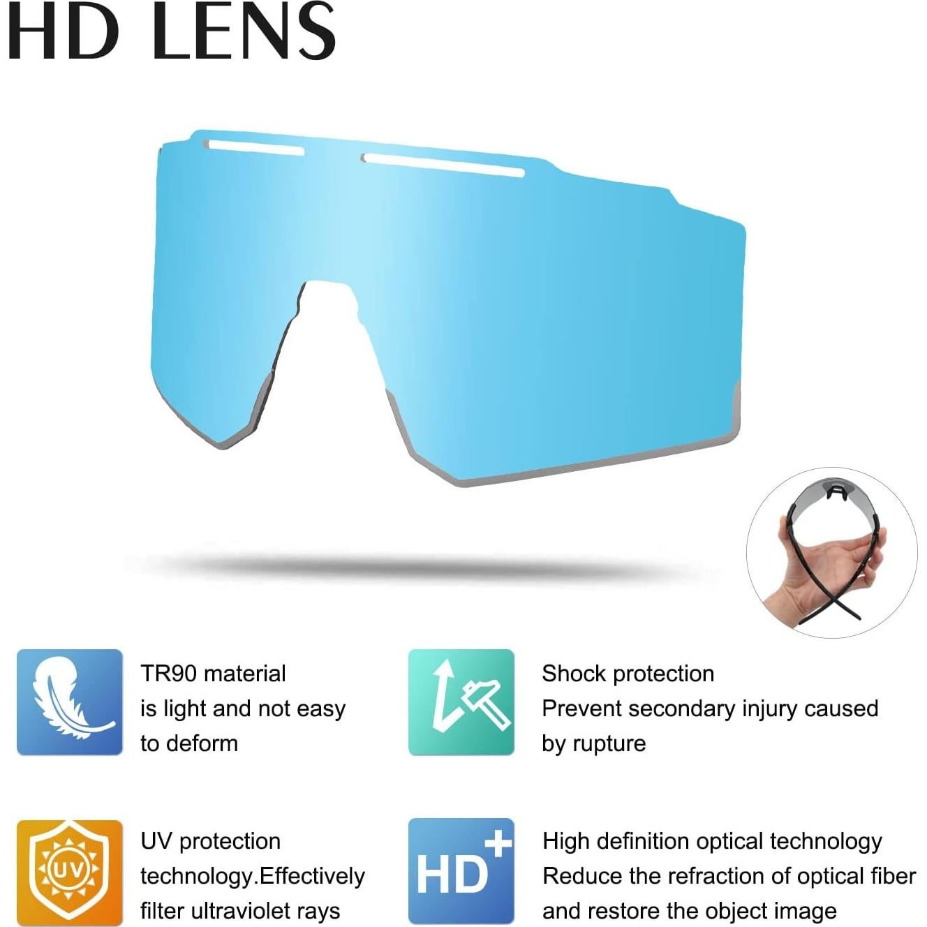 Gafas de sol OULAIQI Xq-550A para ciclismo UV400