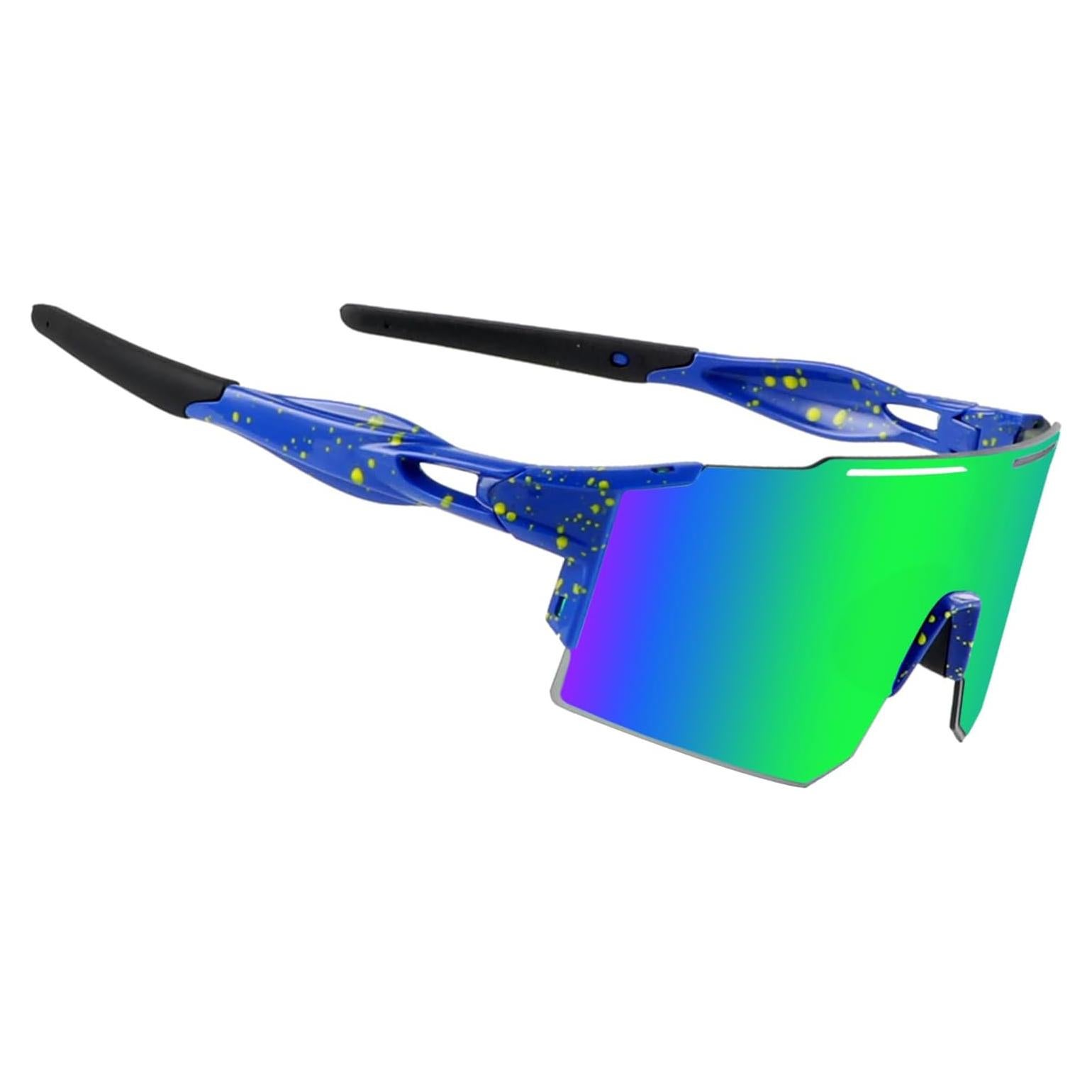 Gafas de Ciclismo OULAIQI Xq-550 Verde con Lentes Intercambiables