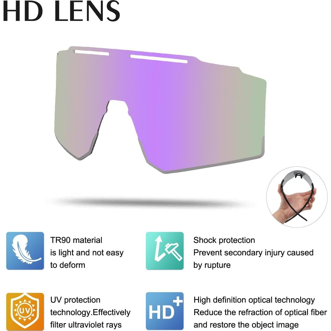 Gafas de Ciclismo OULAIQI 550a Polarizadas UV400