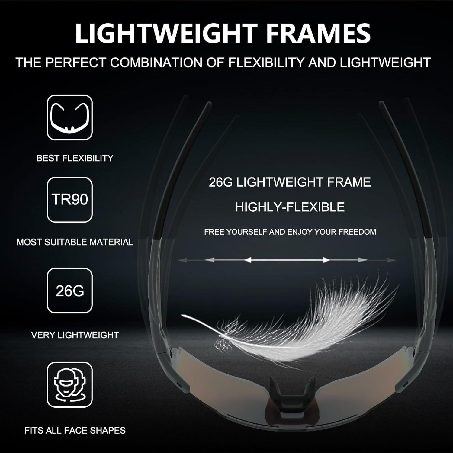 Gafas de sol OULAIQI Qlq-550a para ciclismo UV400