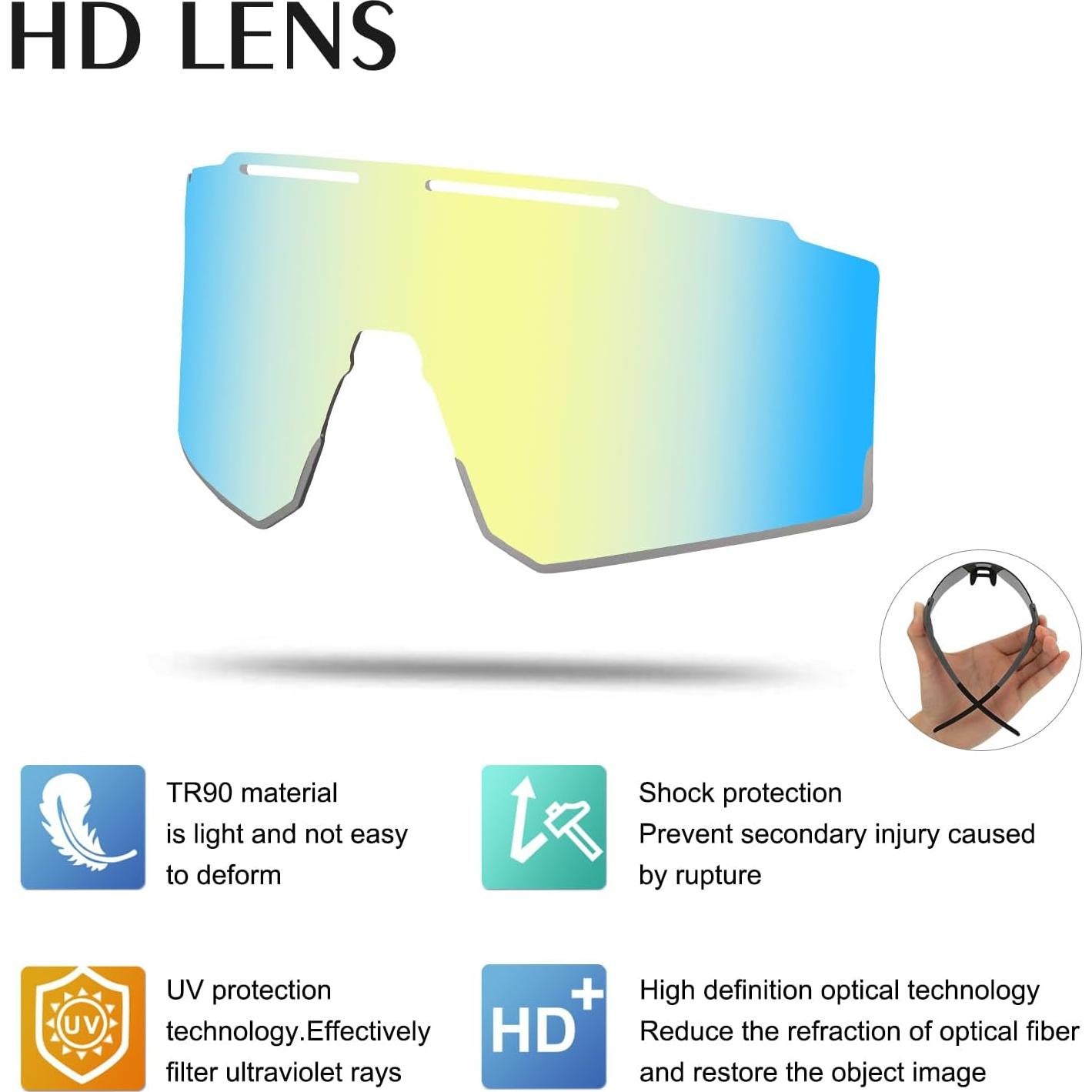 Gafas de sol OULAIQI Qlq-550a para ciclismo UV400