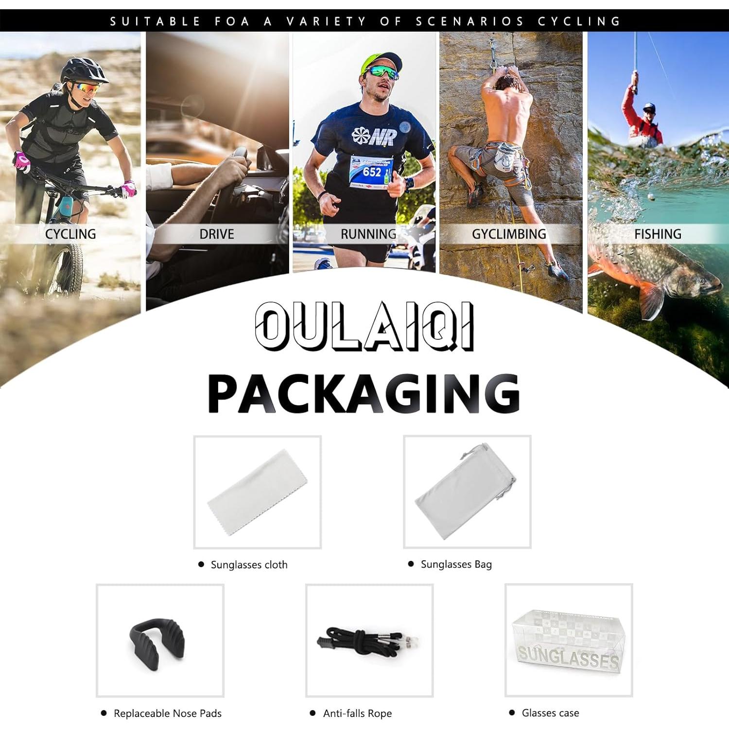 Gafas de sol OULAIQI Xq-550a para ciclismo y deportes