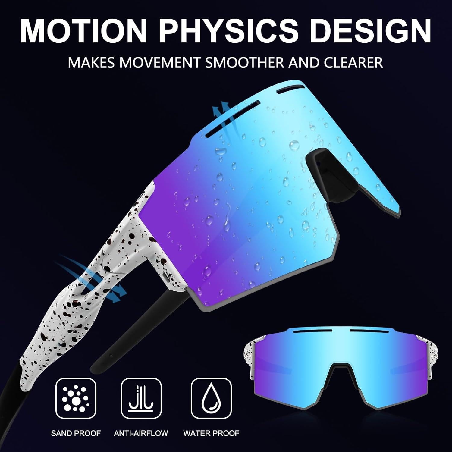 Gafas de sol OULAIQI Xq-550A para ciclismo UV400