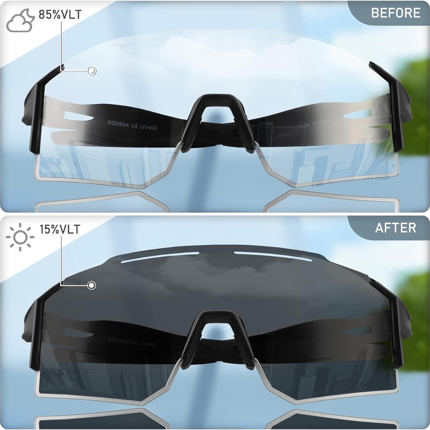 Gafas de Ciclismo OULAIQI Xq-550A con Lentes Intercambiables