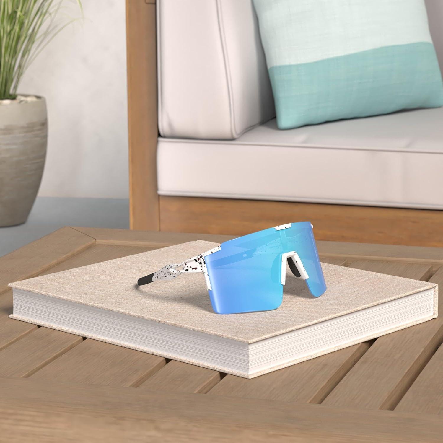 Gafas de sol OULAIQI polarizadas 3 lentes para ciclismo