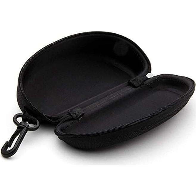 Paquete de 3 estuches para gafas EVA con gancho carabiner