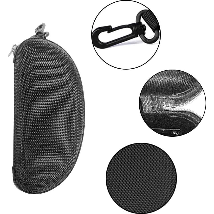 Estuche para Gafas Plateado - Paquete de 3 con Gancho