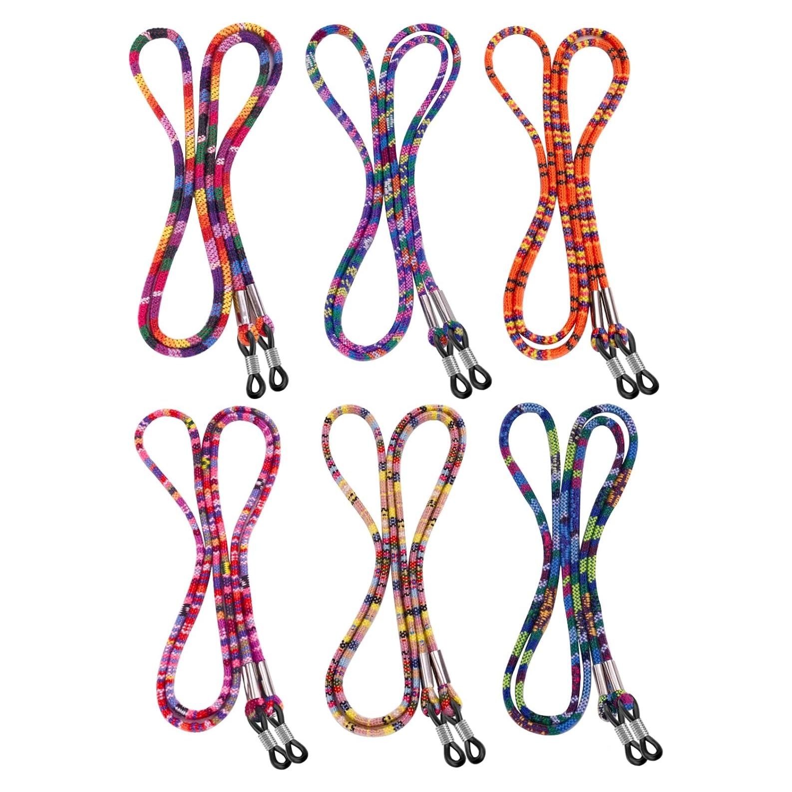 Correa para Gafas BILIONE 6 Pcs Cuero Soporte Ajustable