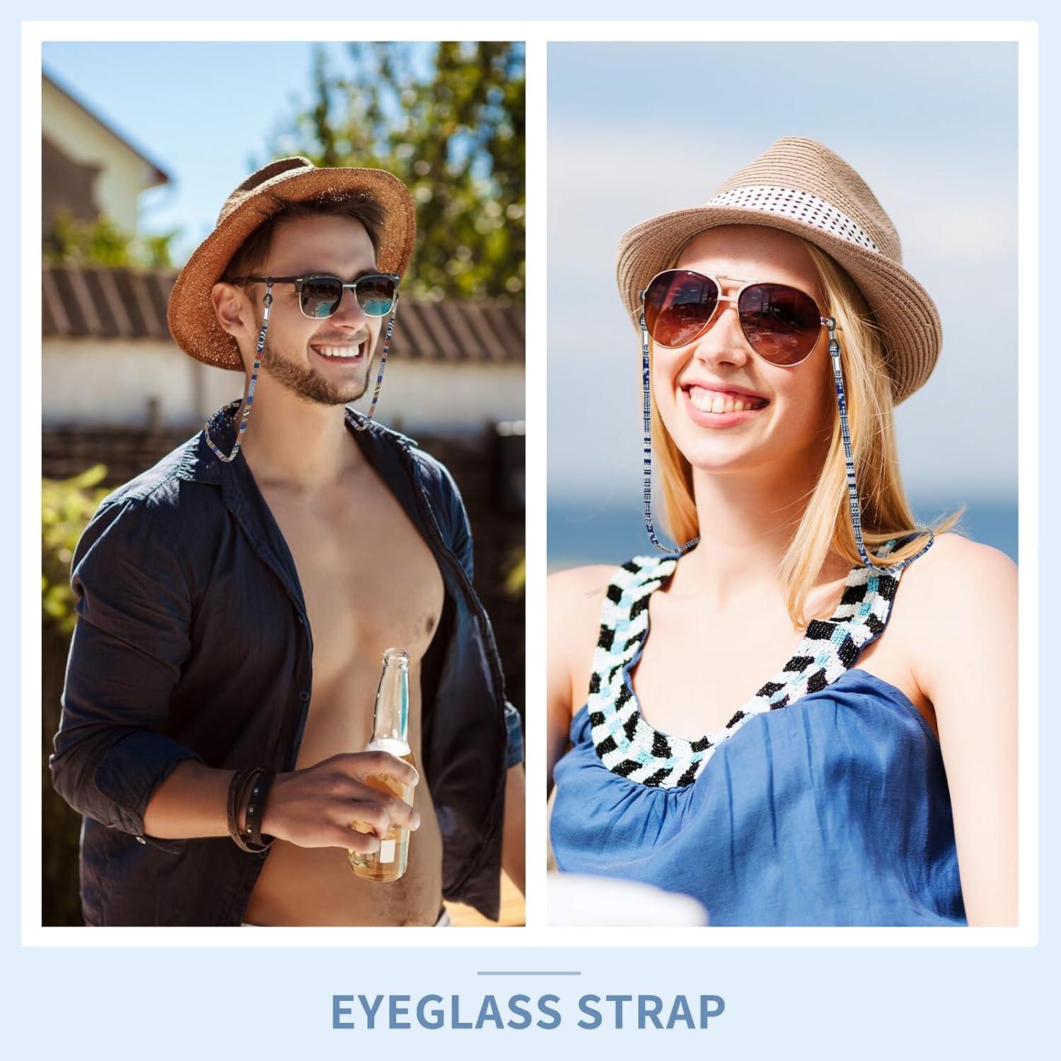 Correa para Gafas BILIONE 6 Pcs Cuero Azul Oscuro