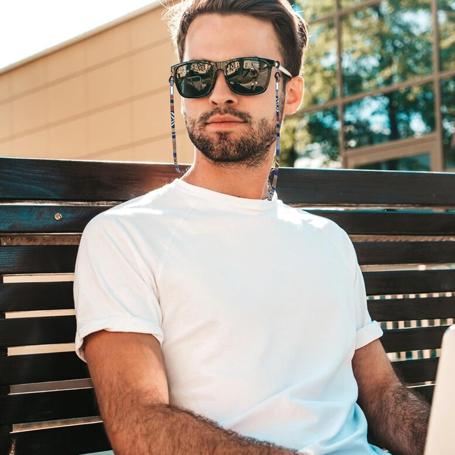 Correa para Gafas BILIONE 6 Pcs Cuero Azul Oscuro