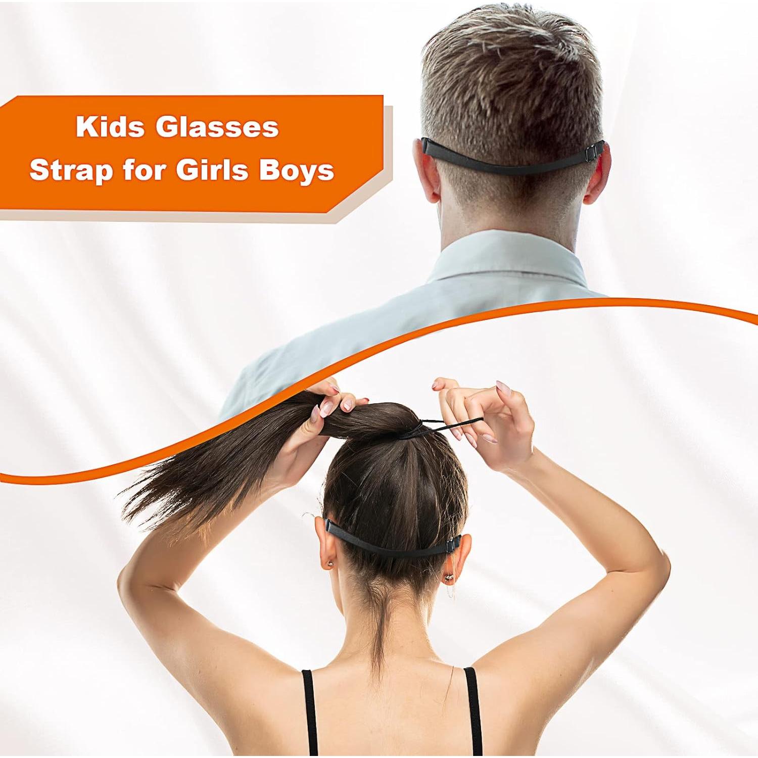 Correa Ajustable para Gafas - 6 Piezas Unisex Negro