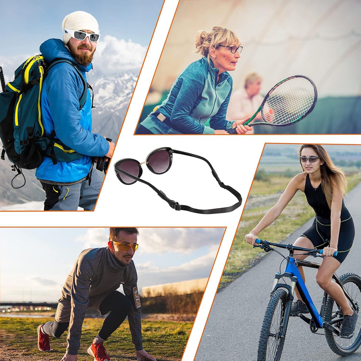 Correa Ajustable para Gafas - 6 Piezas Unisex Negro