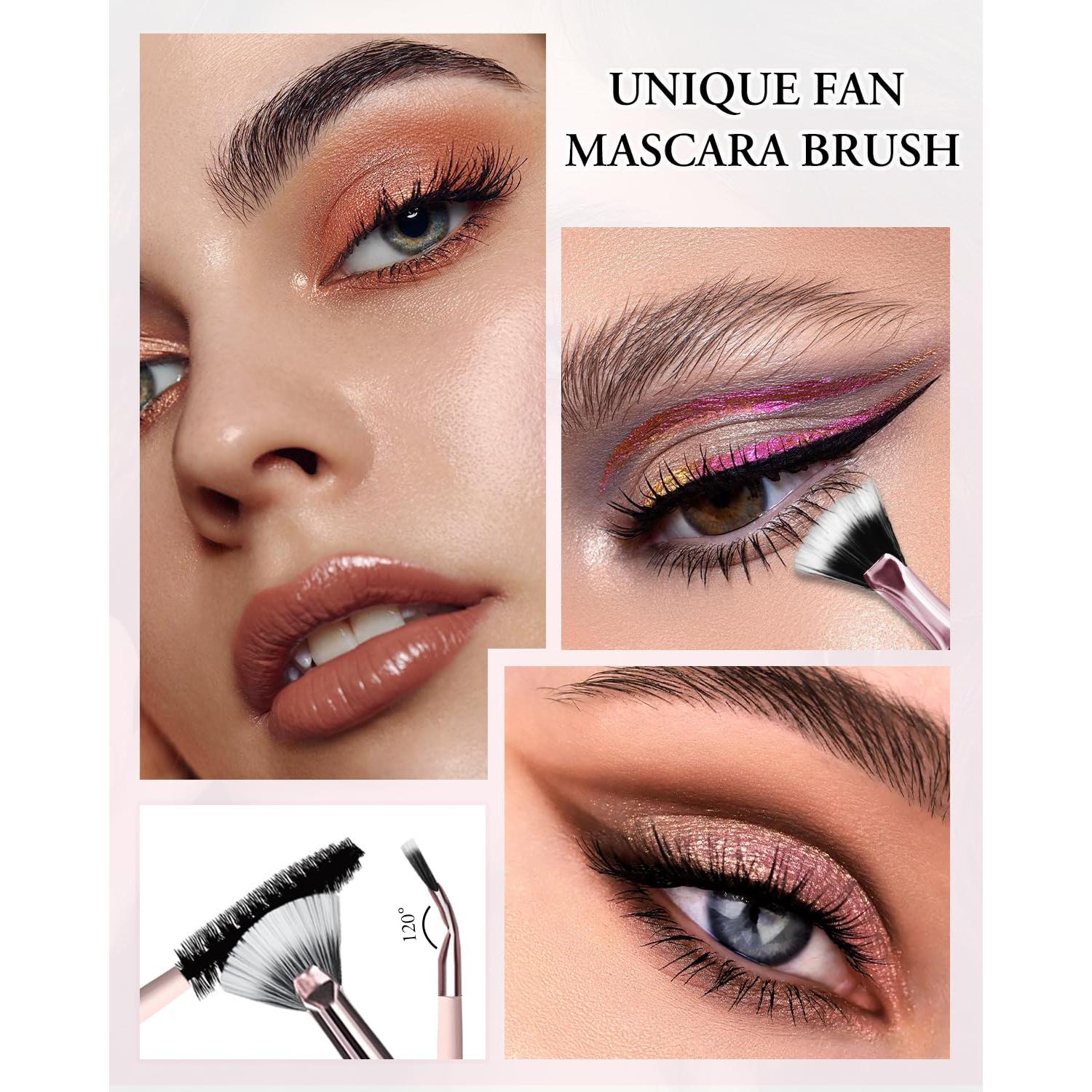 Juego de Pinceles de Maquillaje BESTOPE 20 Piezas Rosa