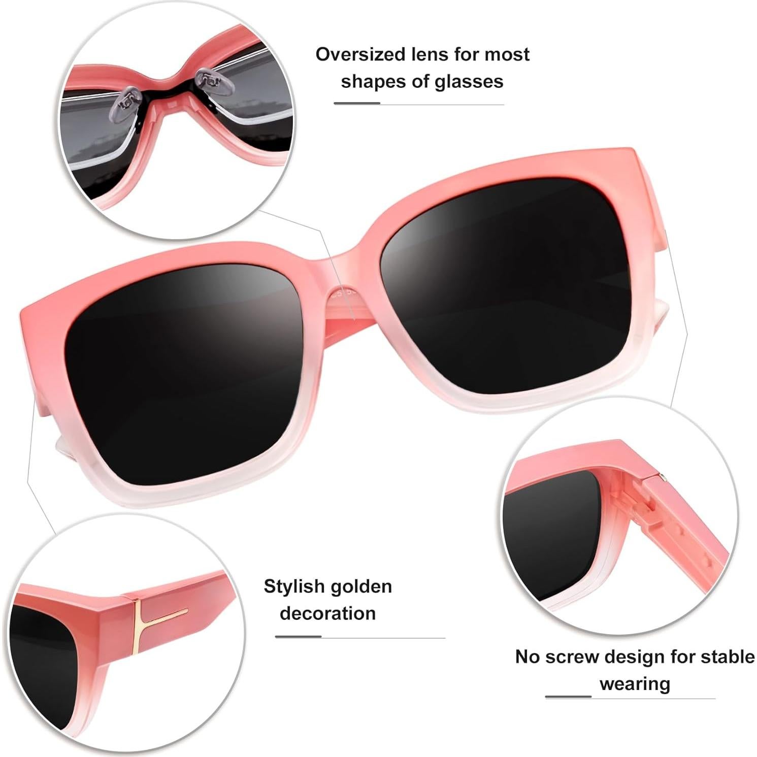 Gafas de Sol KANASTAL Polarizadas UV400 para Prescripción