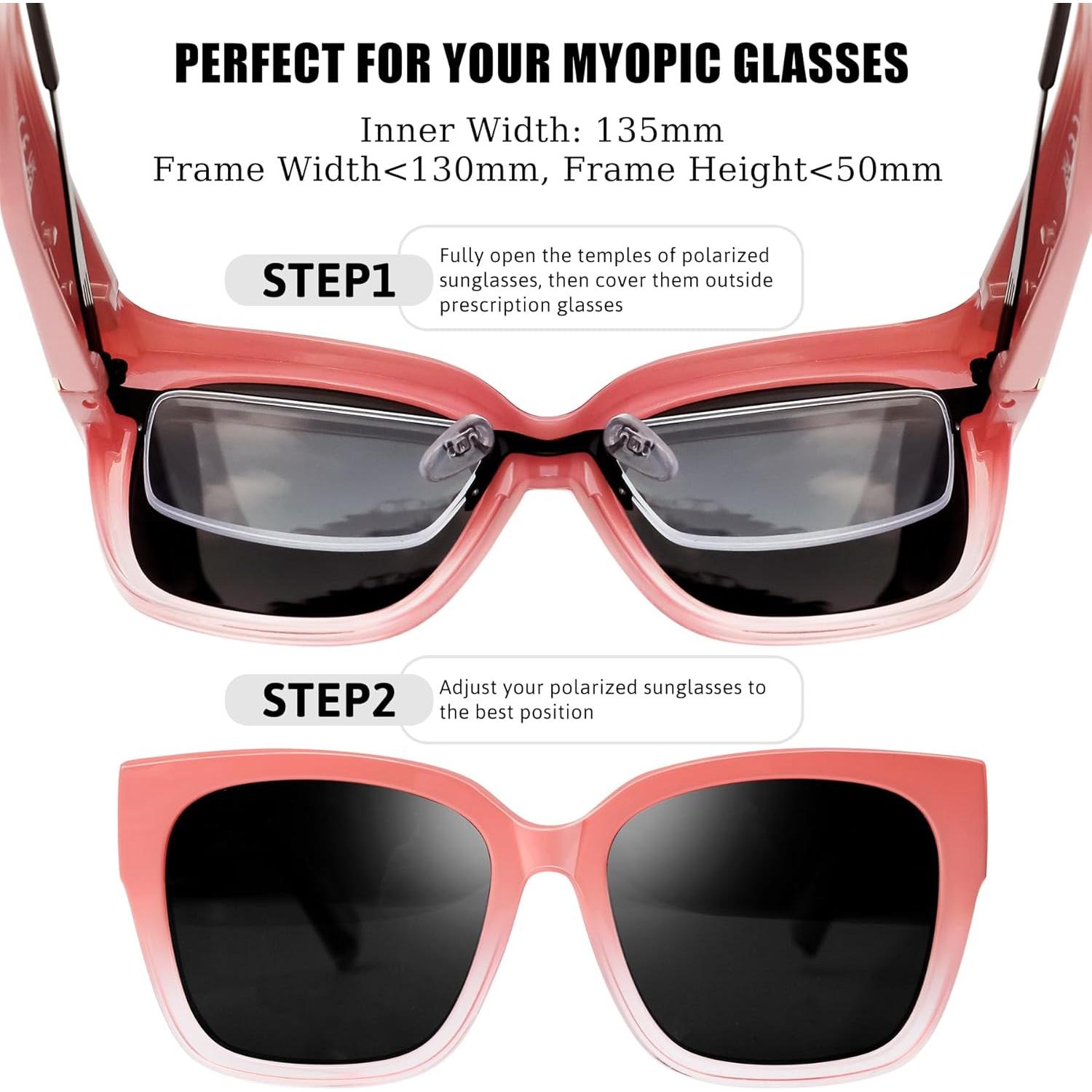 Gafas de Sol KANASTAL Polarizadas UV400 para Prescripción