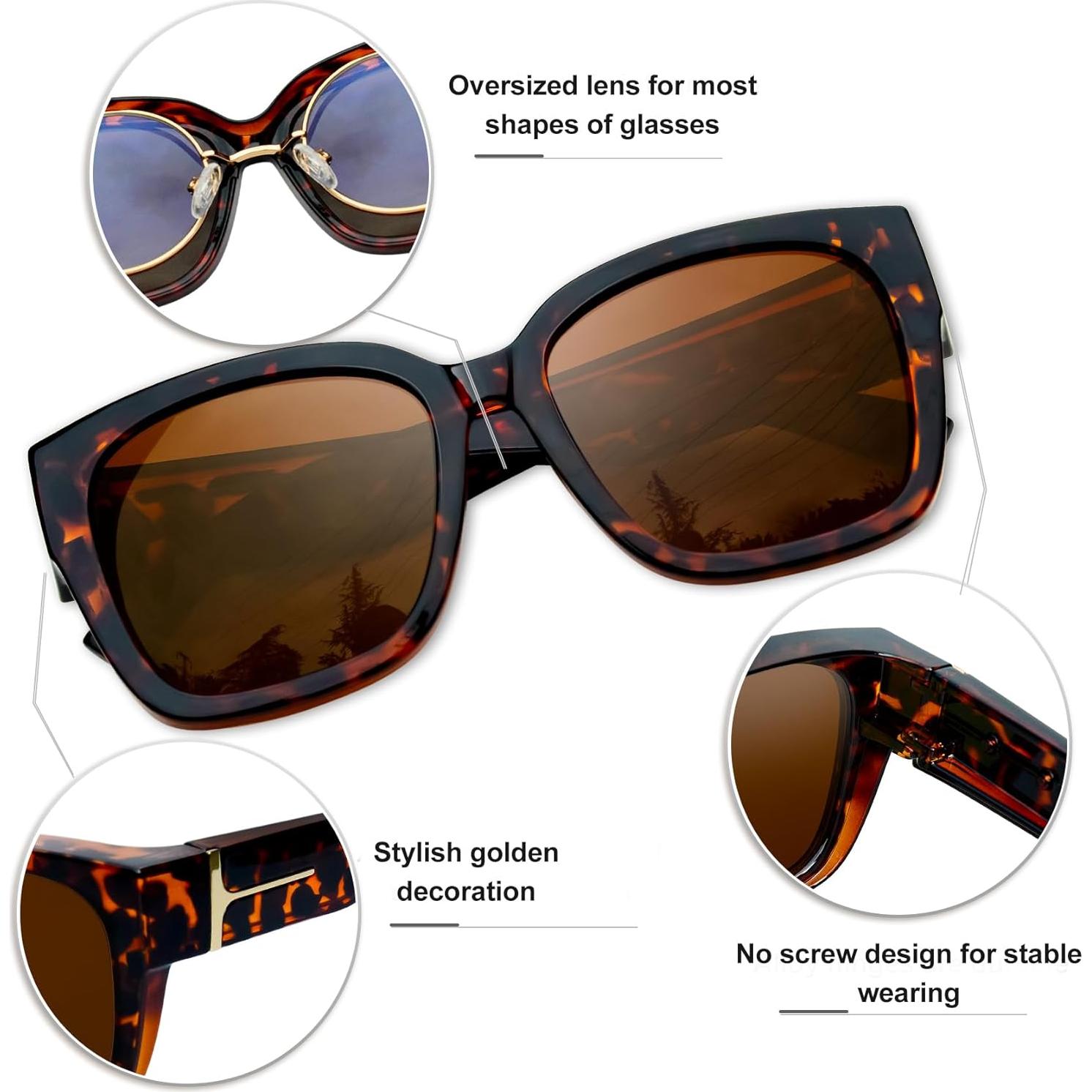 Gafas de Sol KANASTAL Polarizadas UV400 para Sobre Gafas