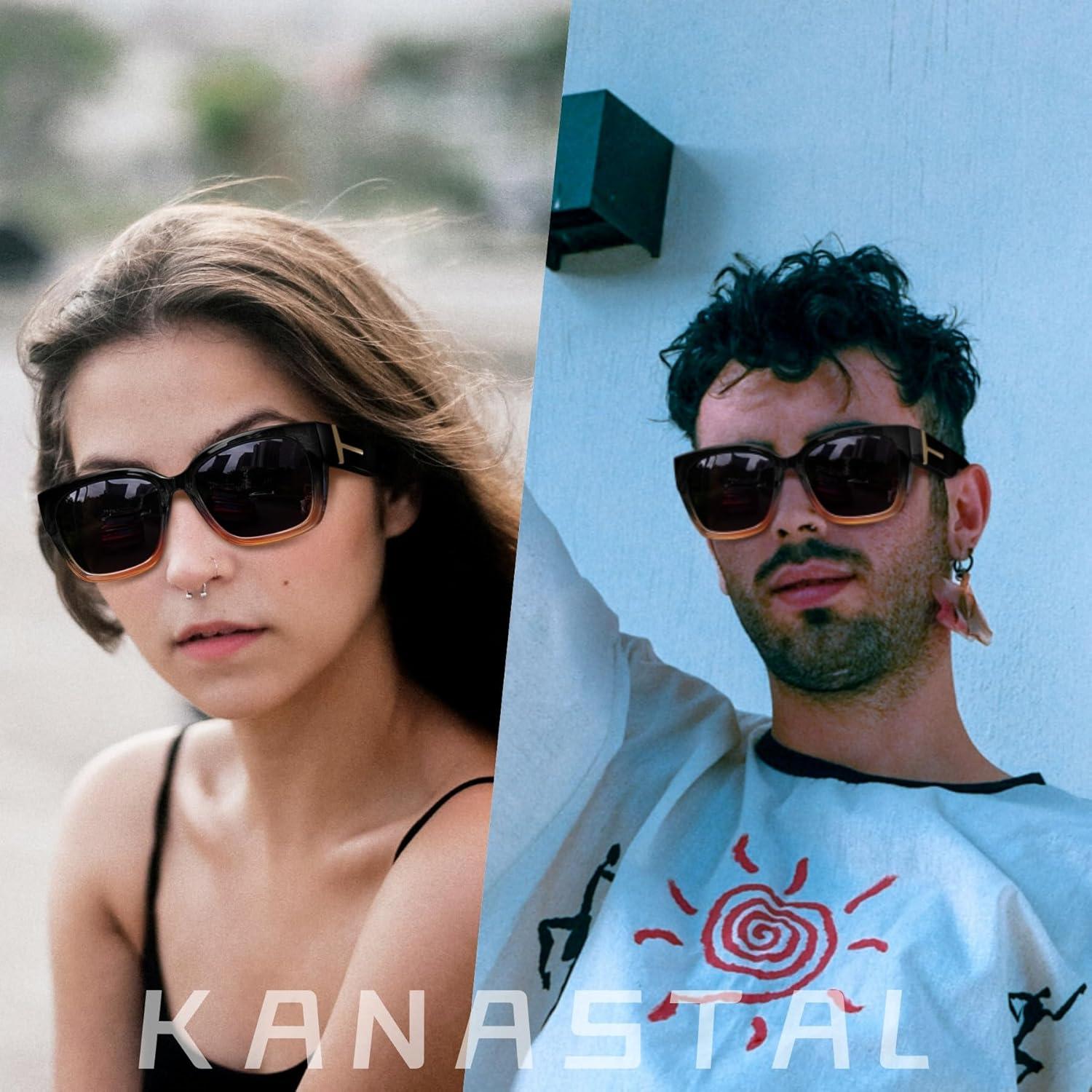 Gafas de Sol KANASTAL Polarizadas UV400 Cuadradas Unisex