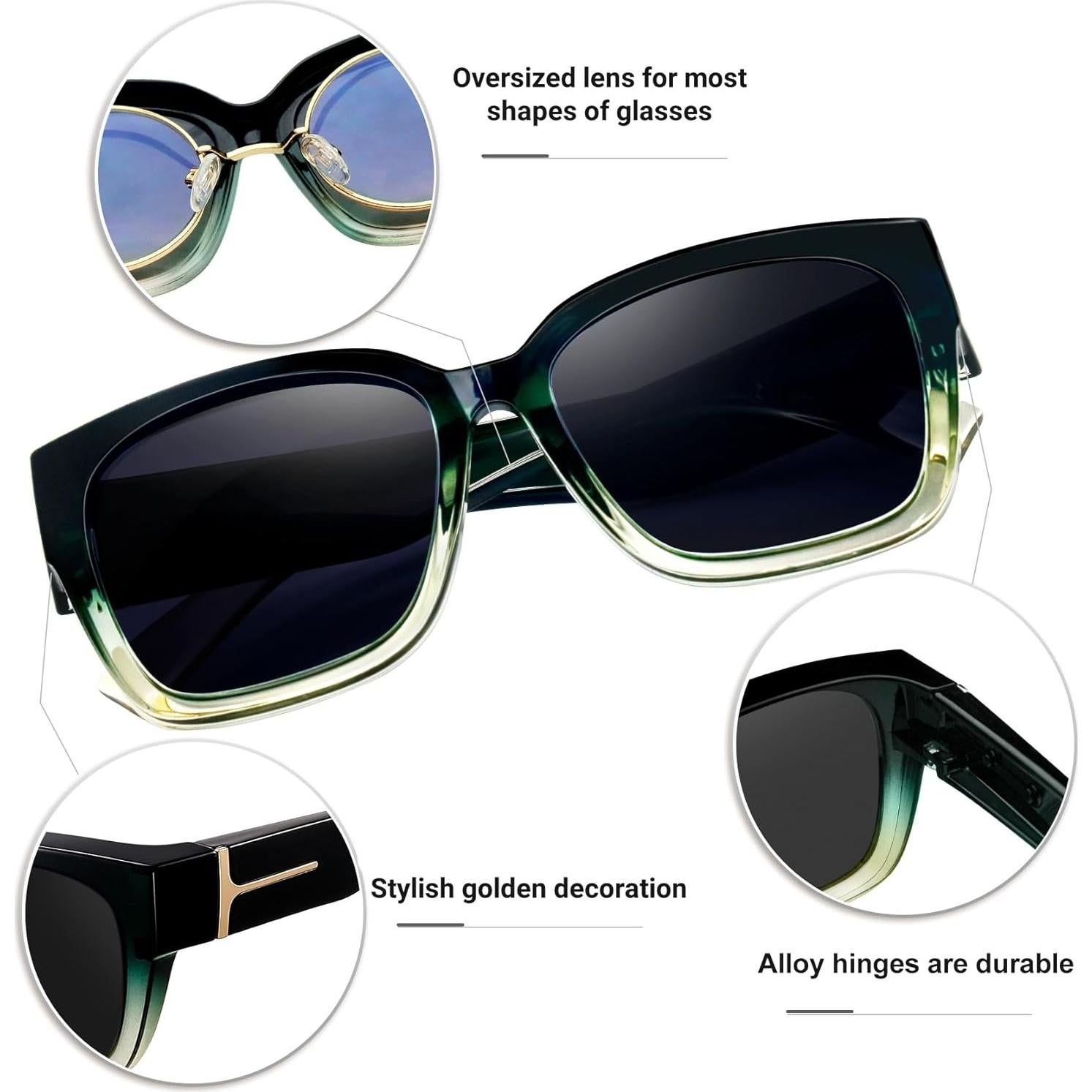 Gafas de Sol KANASTAL Polarizadas UV400 para Prescripción