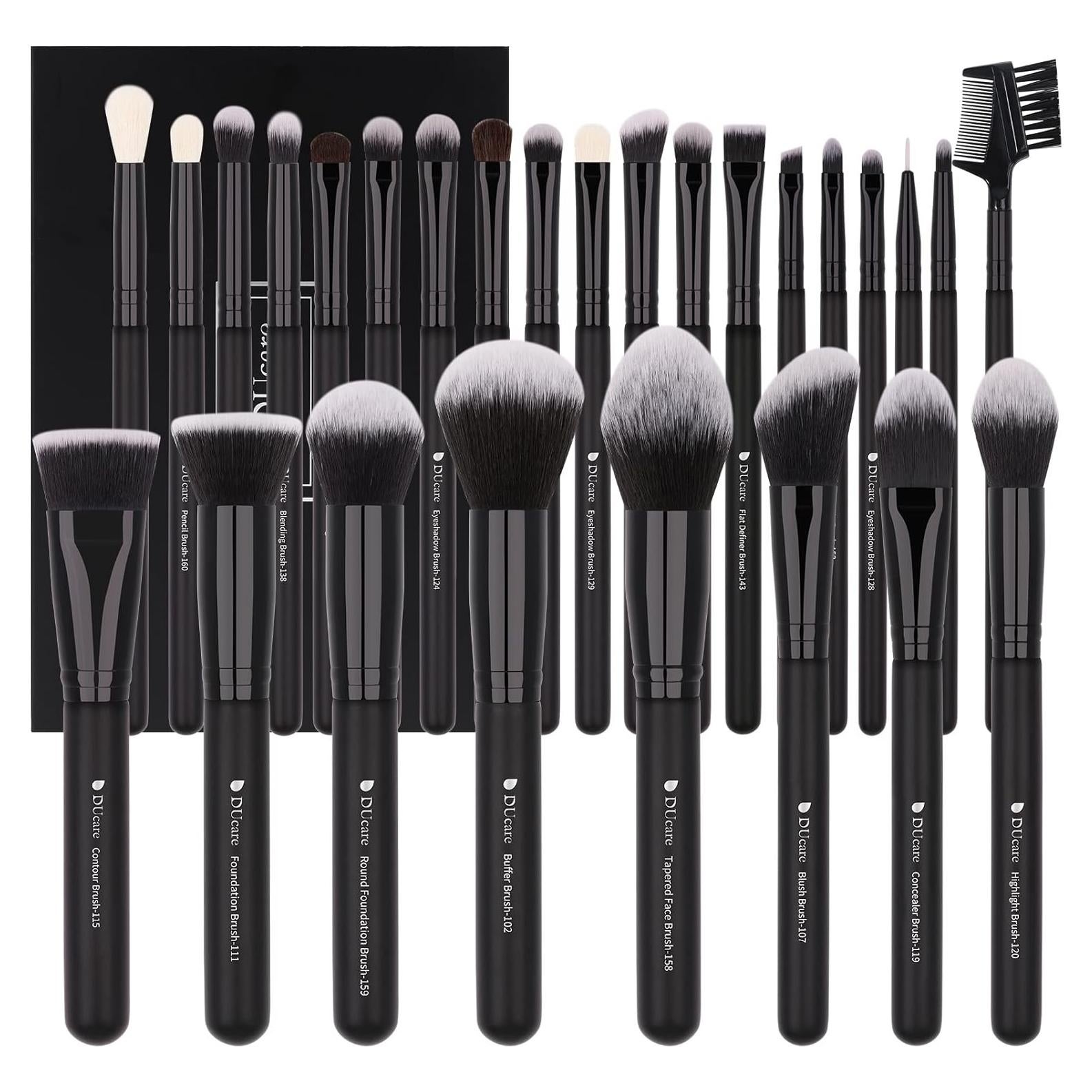 Conjunto de Pinceles de Maquillaje DUcare 27 Piezas Profesional
