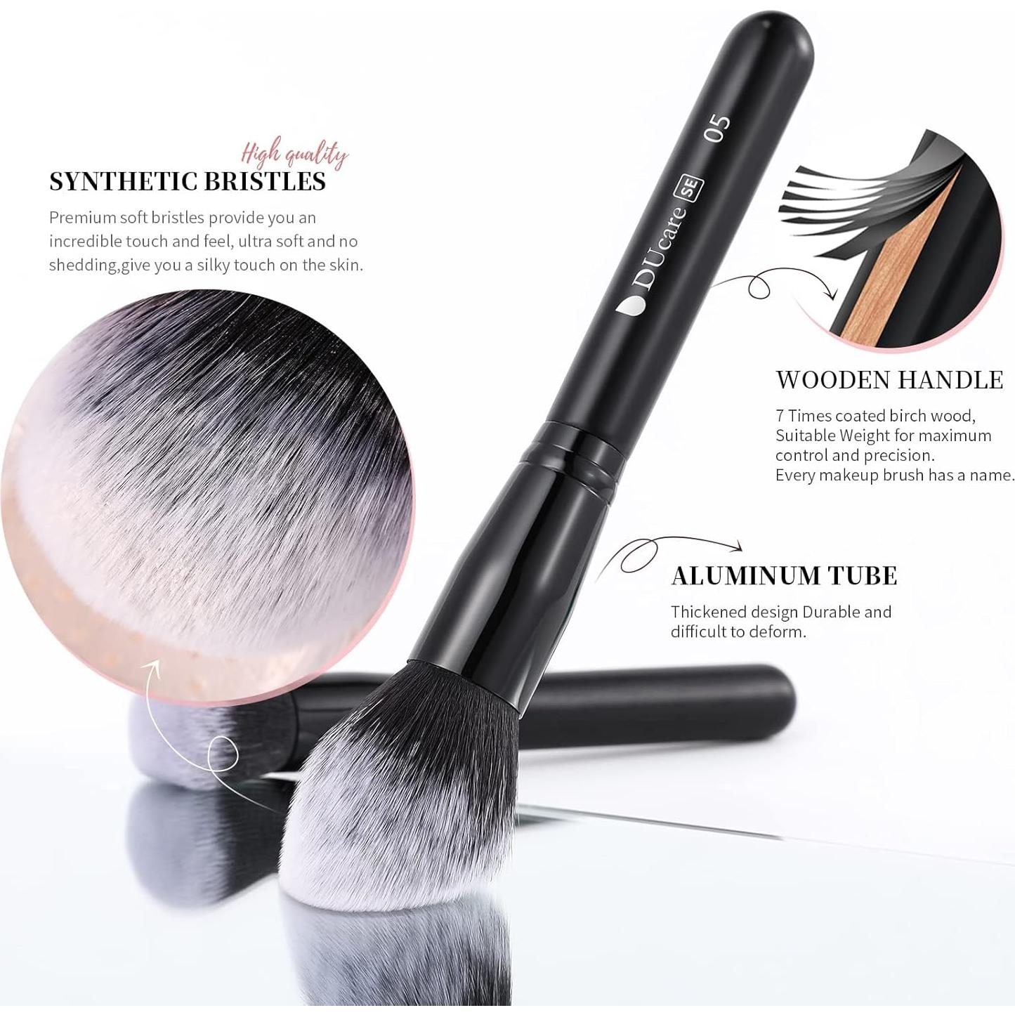 Conjunto de Pinceles de Maquillaje DUcare 27 Piezas Profesional