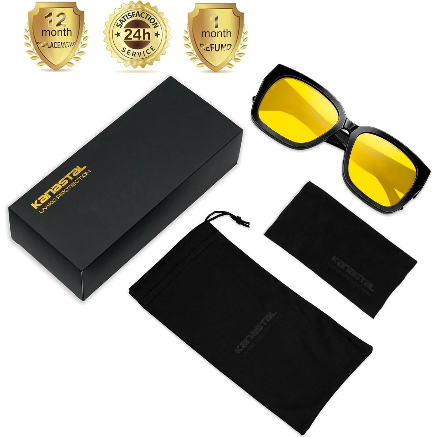 KANASTAL Gafas de Sol Polarizadas UV400 para Sobre Gafas