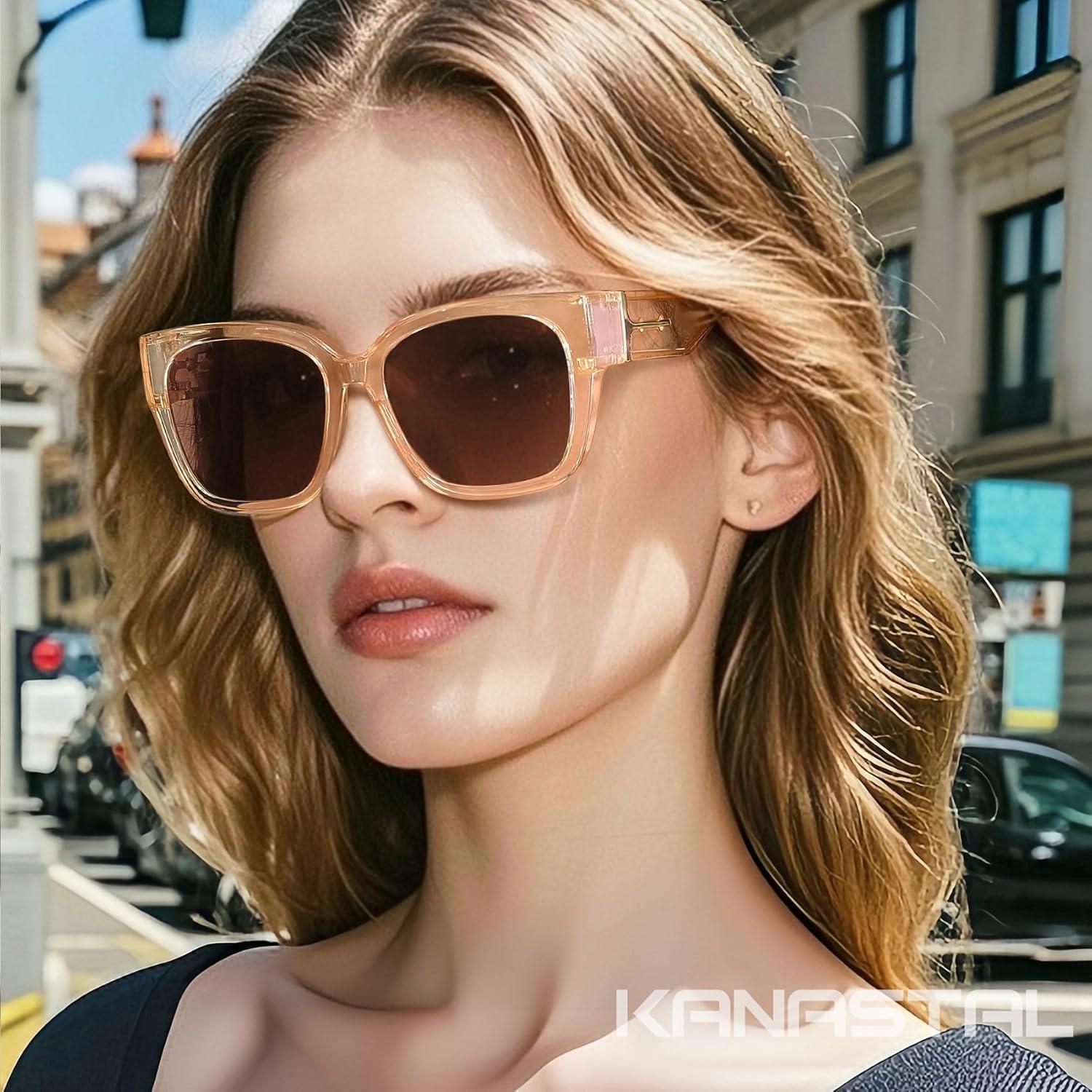 Gafas de Sol KANASTAL Polarizadas UV400 Cuadradas Unisex