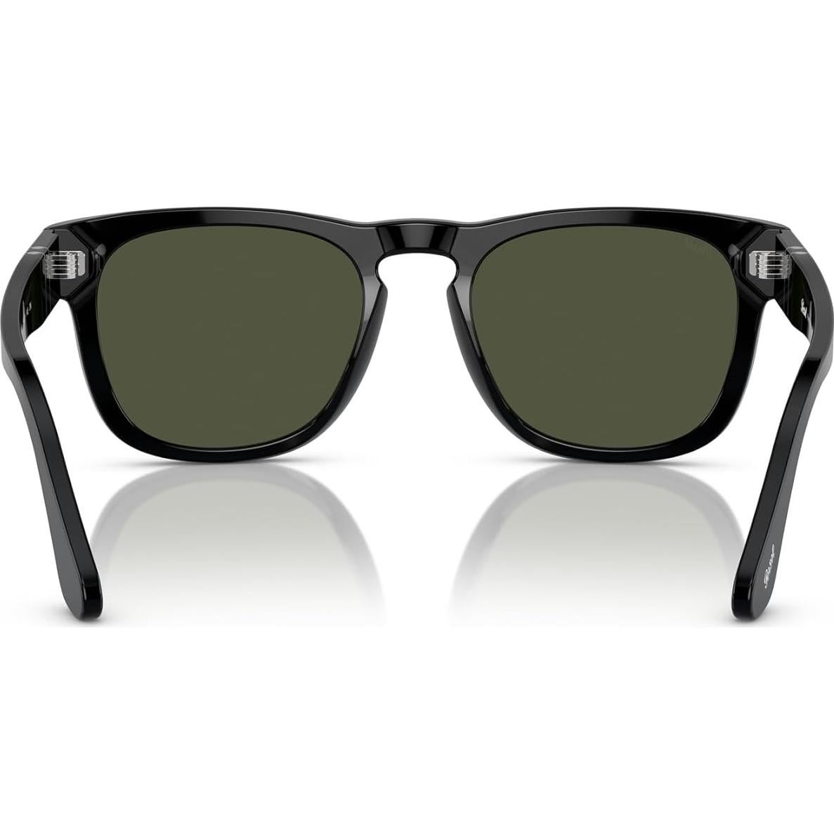 Gafas de sol cuadradas Persol PO3333S con lentes verdes