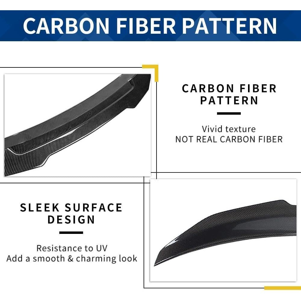 Spoiler trasero PSM fibra de carbono para BMW G20 G80 2019-2026