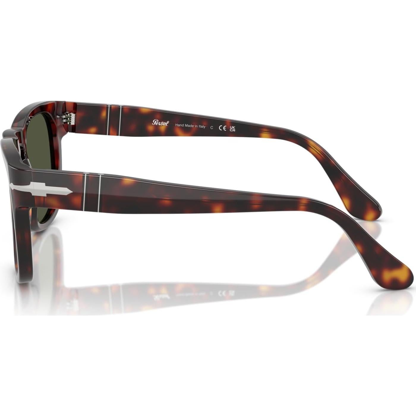 Gafas de sol cuadradas Persol PO3333S Havana Verde