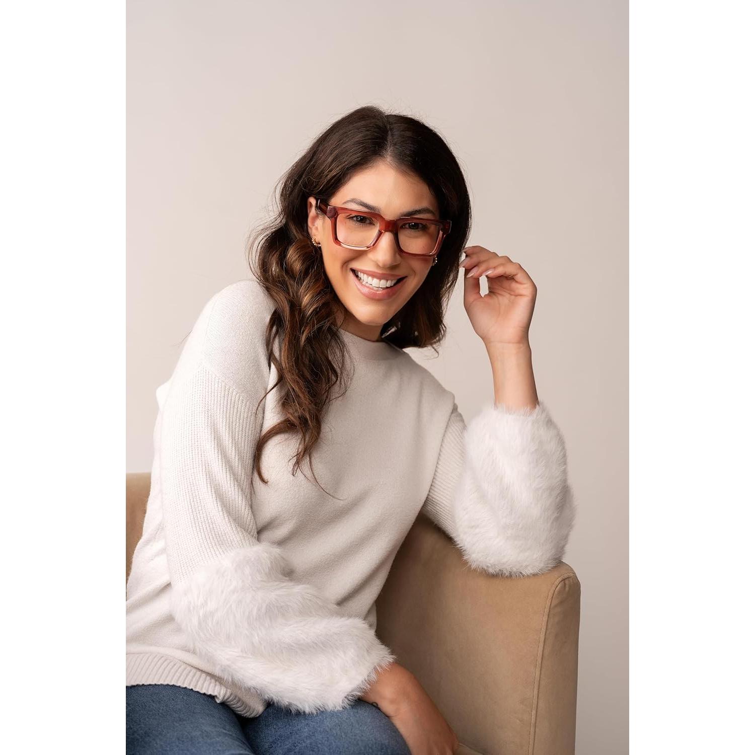 Gafas de Lectura Peepers Rosa Bloqueo Luz Azul 0x