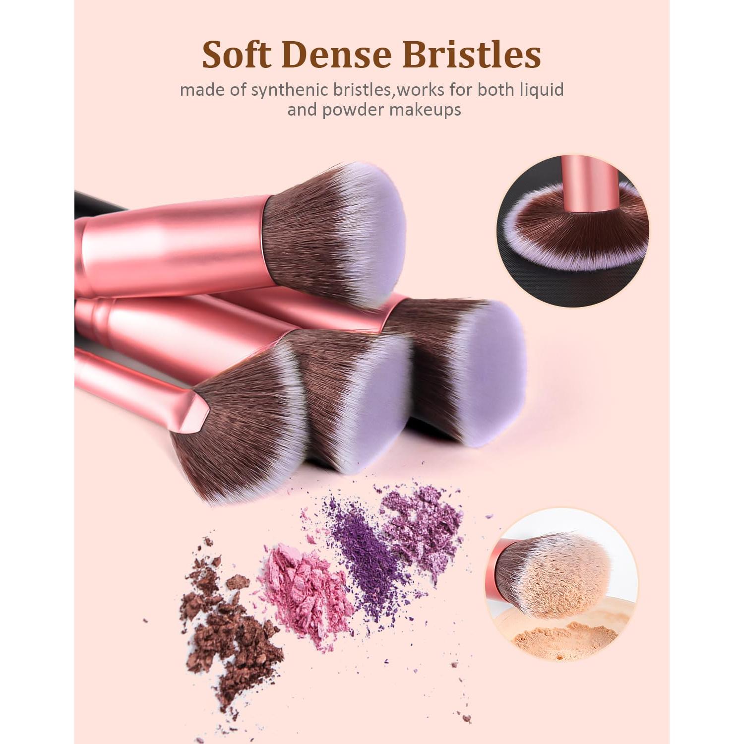Set de Pinceles de Maquillaje BESTOPE PRO 16 Piezas Sintéticos