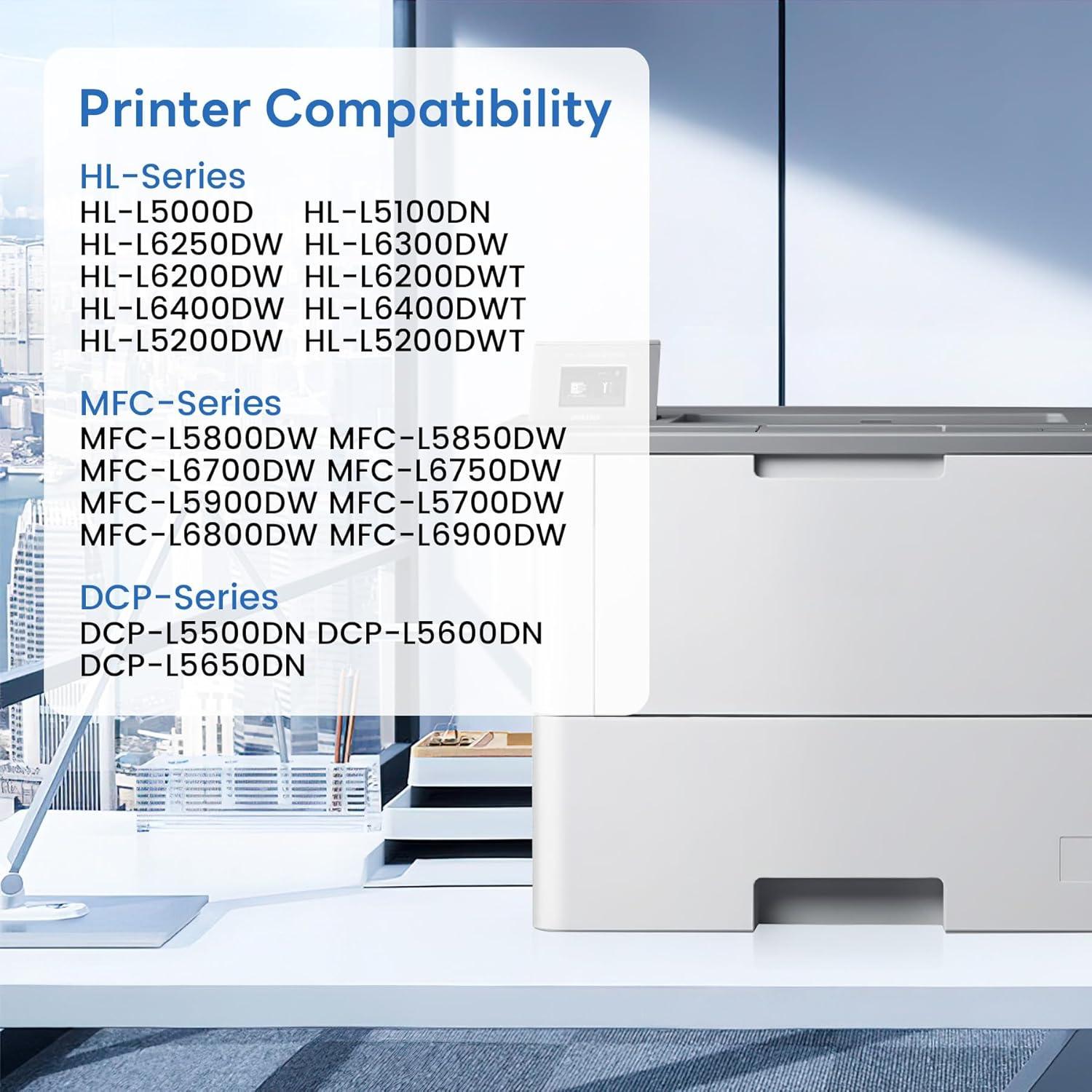 Tóner Negro Snowflake TN850 Paquete de 2 Alto Rendimiento