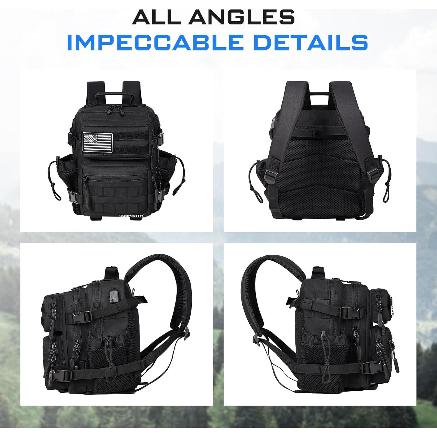 Mochila Táctica Mini Boomistry 15L Ergonómica y Multiuso