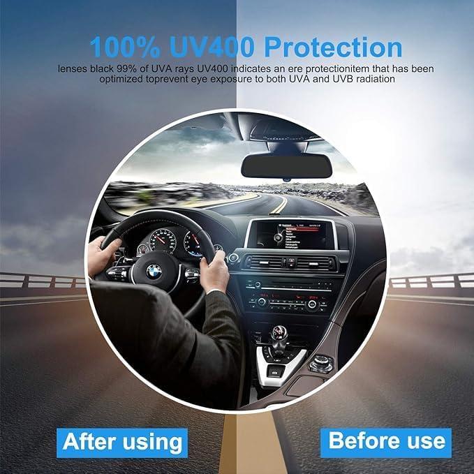 Gafas de sol deportivas PUKCLAR polarizadas UV400 63mm