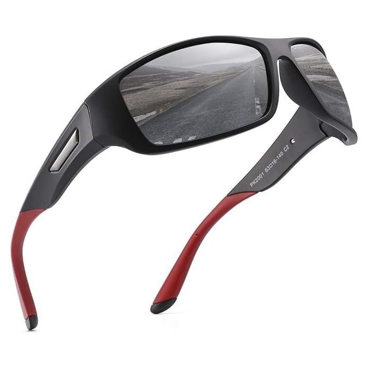Gafas de sol deportivas PUKCLAR polarizadas UV400 63mm