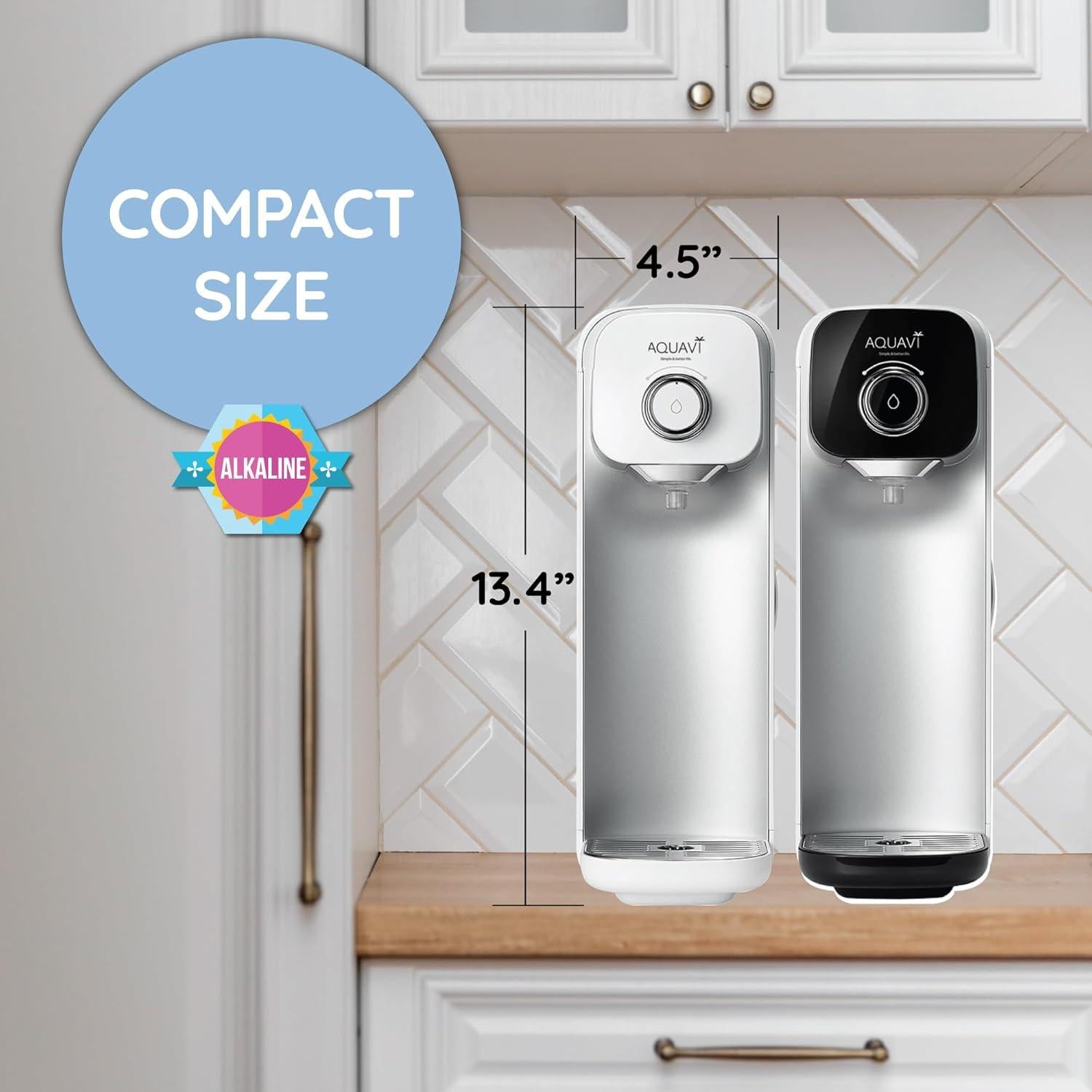 Purificador de Agua Alcalino AQUAVI TUCA 3 Etapas 4.54kg