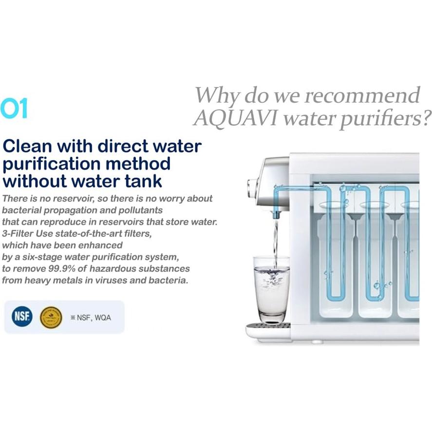 Purificador de Agua Alcalino AQUAVI TUCA 3 Etapas 4.54kg