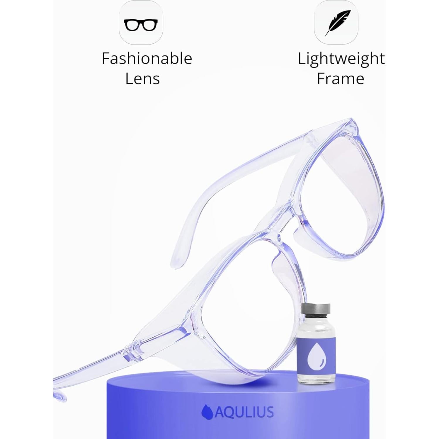 Gafas de Seguridad Aqulius 2 Pack Azul Resistentes a Rayones