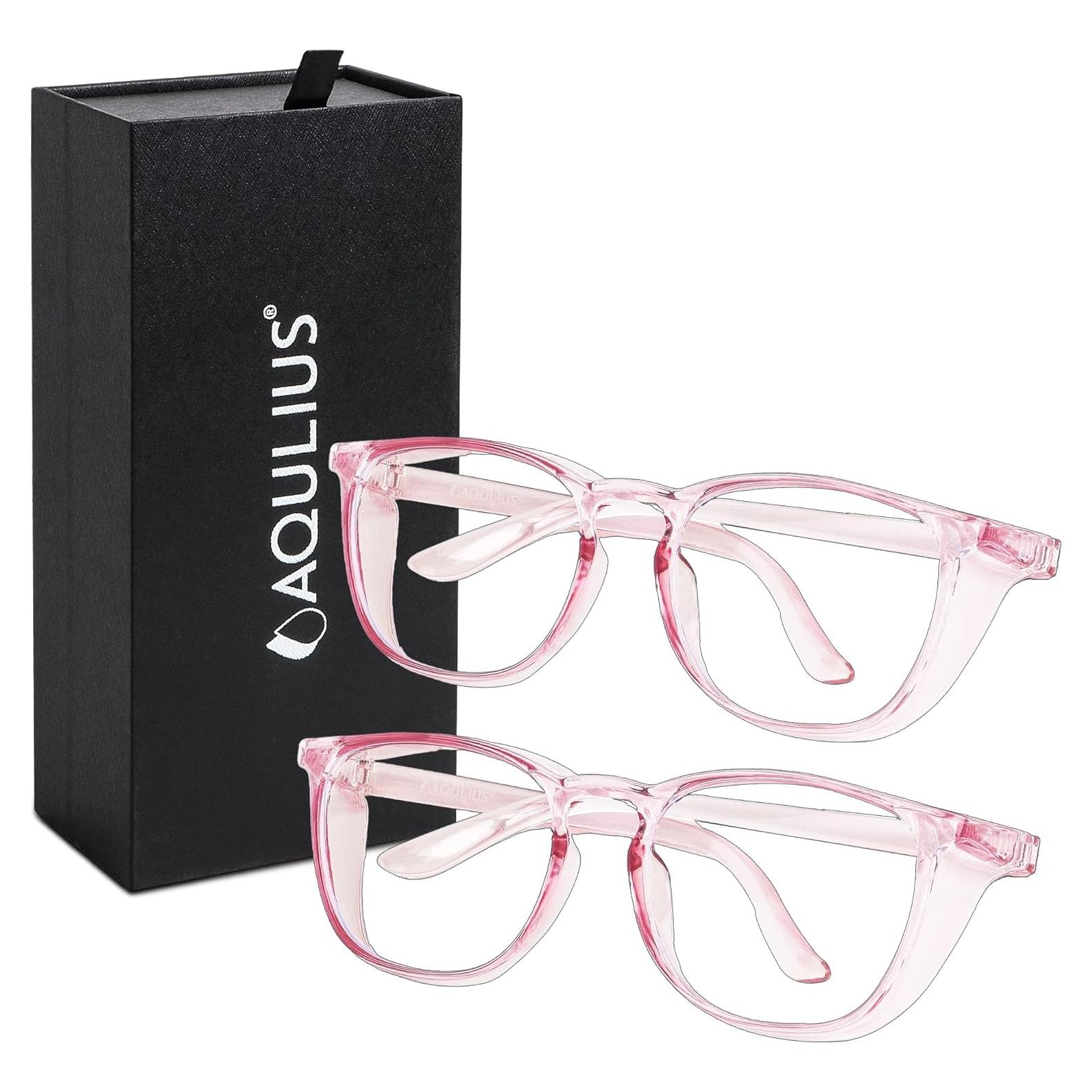 Gafas de Seguridad Aqulius 2 Pack Elegantes Rosa Anti-rayones