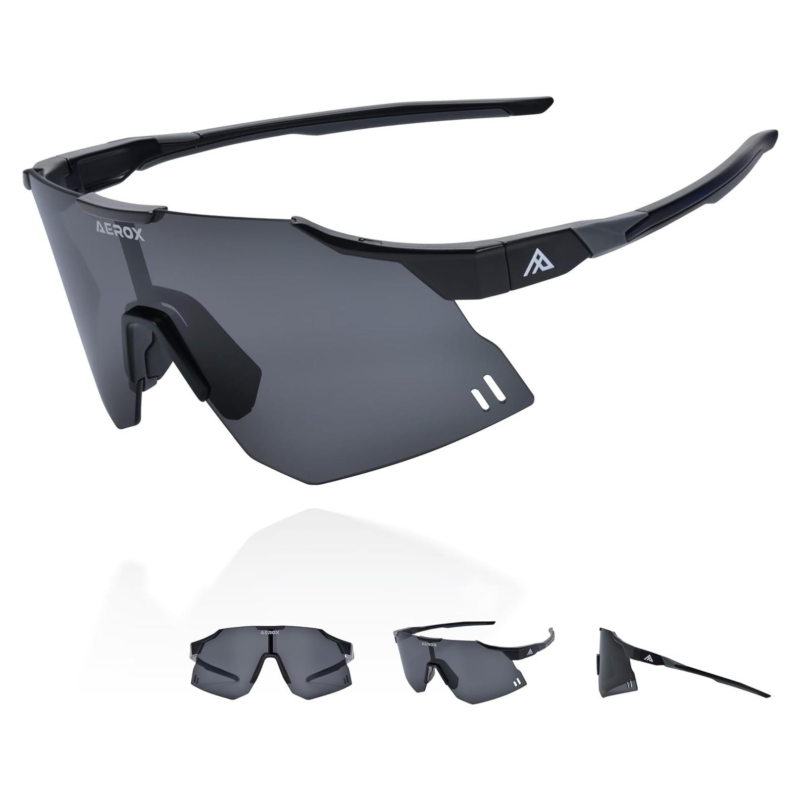 Gafas de sol AEROX deportivas UV400 para ciclismo y correr