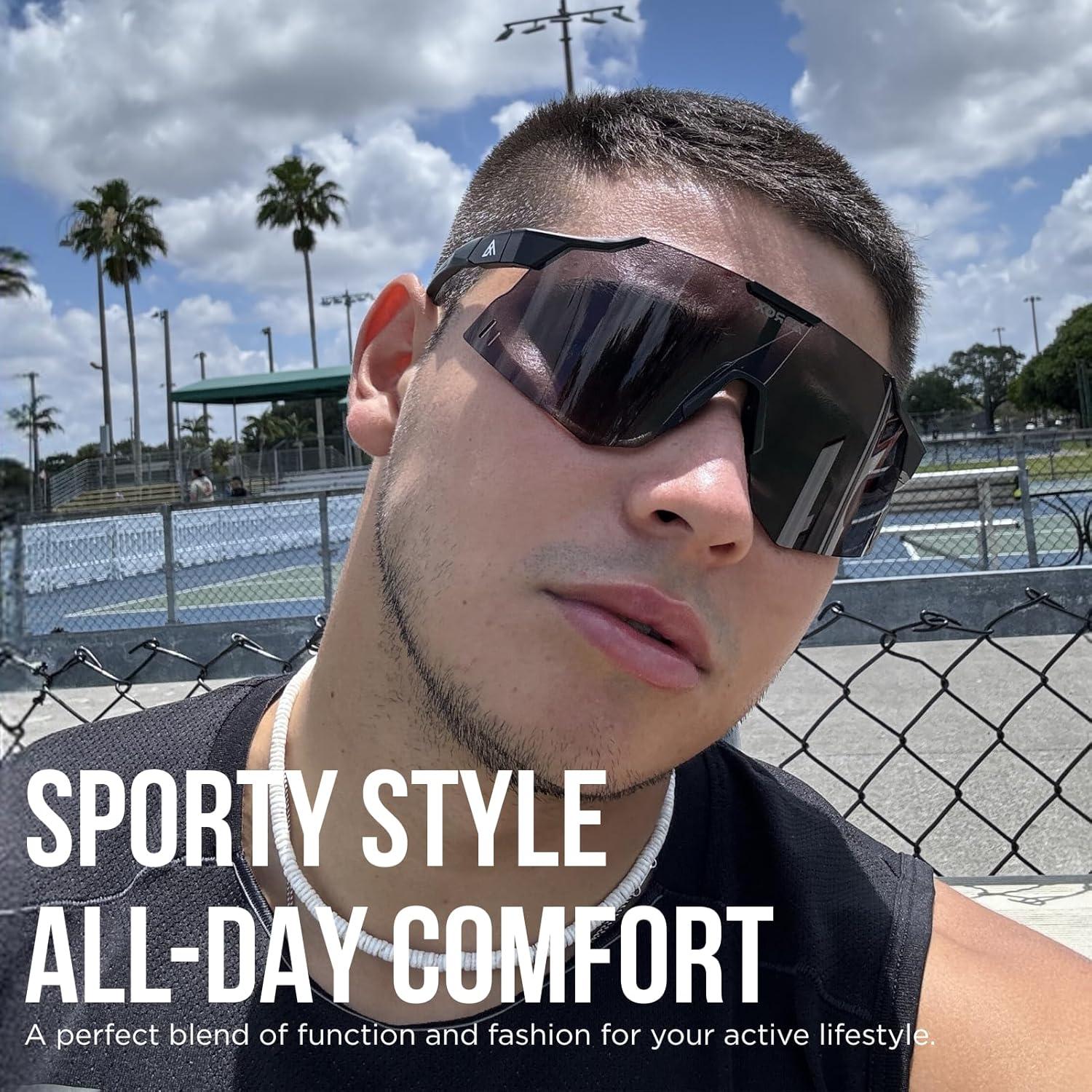 Gafas de sol AEROX deportivas UV400 para ciclismo y correr