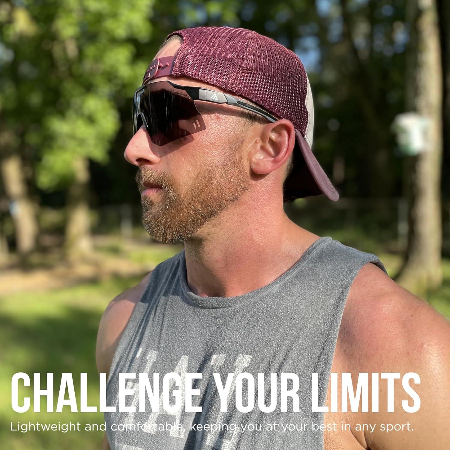 Gafas de sol AEROX deportivas UV400 para ciclismo y correr