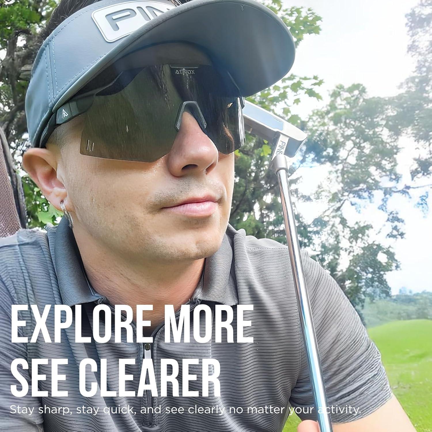 Gafas de sol AEROX deportivas UV400 para ciclismo y correr