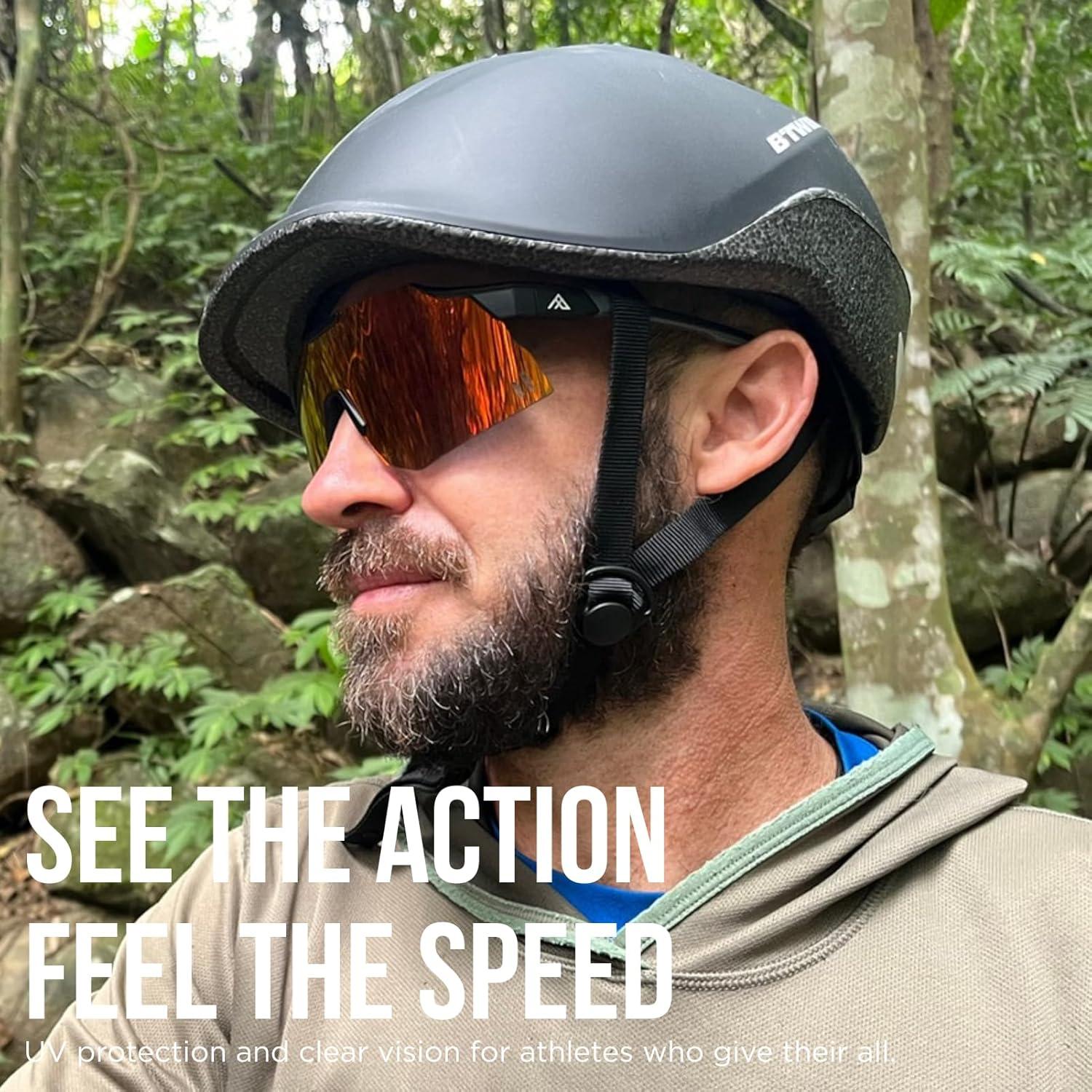 Gafas de sol AEROX deportivas UV400 para ciclismo y correr