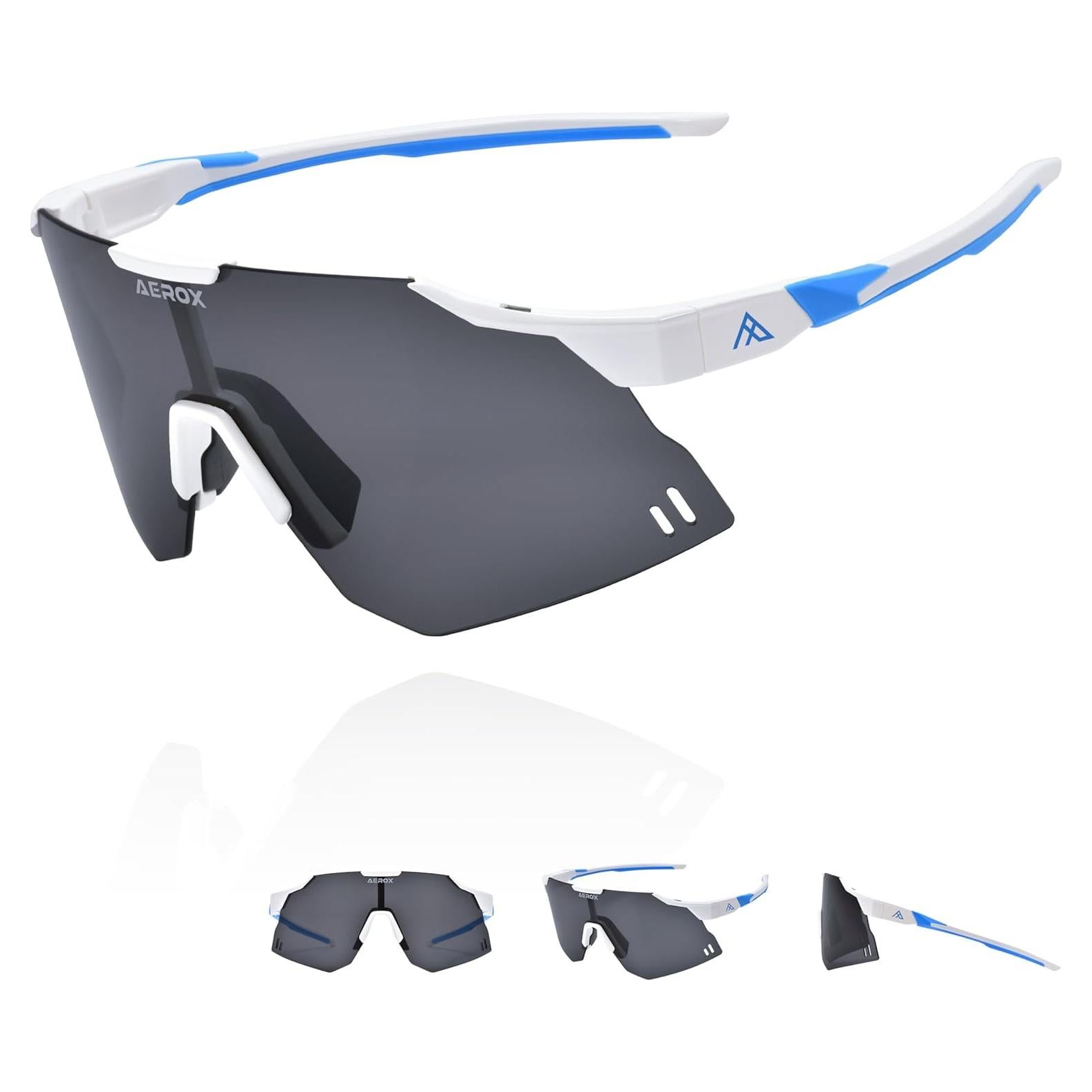 Gafas de sol AEROX deportivas UV400 para ciclismo y correr